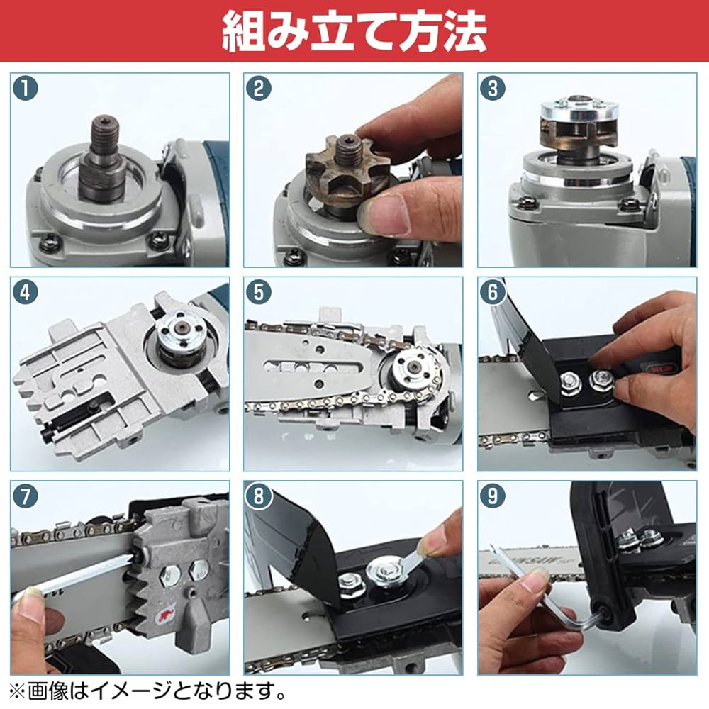 チェーンソー ブラケット チェーンソーキットディスクグラインダー11.5インチ 31hq4Yn2PEL.jpg_BO30,255,255,